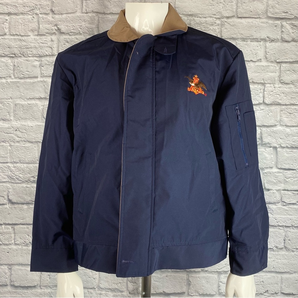 Vintage Riverside Flexbac Anheuser-Busch Workwear Carrier Jacket